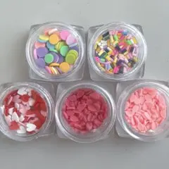 レジン封入パーツまとめ売り お菓子 スイーツ チョコスプレー ハート 桜