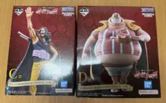 一番くじ　ワンピース　赤髪海賊団　C賞 ヤソップ　D賞　ラッキールウ　フィギュア