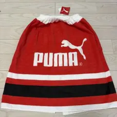 新品 プーマ ラップタオル 60×120cm 赤/白 PUMAのサムネイル