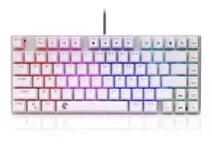 e元素ゲーミングキーボード 赤軸81キーアンチゴースト