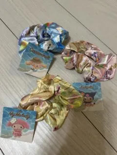 サンリオ シュシュ クロミ　シナモロール　マイメロディ　3個セット　プライズ