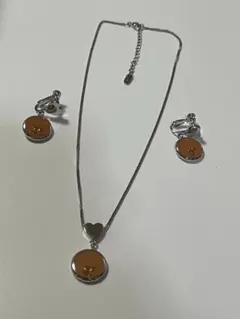 クレージュ ヴィンテージ ネックレス イヤリング セット　値下げ