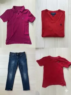 ラルフローレン & トミーヒルフィガー 男の子 140-150 4点セット