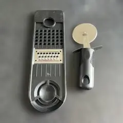 ピザカッターとスライサーのセット ステンレスピザカッター　　スライサーのサムネイル