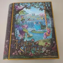新品未開封★中身入り　ファンタジースプリングス 本型 ディズニーシー ブック缶