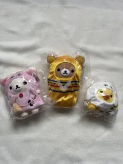 リラックマ 古代エジプト展　 リラックマ、コリラックマ、キイロイトリ3個セット