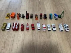 ミニカーセット 消防車・トラックなど　24台 まとめ売り