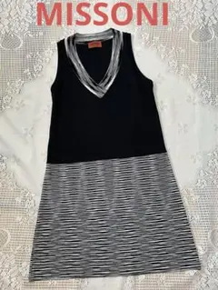 MISSONI 黒ノースリーブチュニックのサムネイル