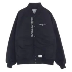 【未使用】wtaps team jacket nylon.twill. dsqd WTAPS TEAM JACKET / NYLON. TWILL BLACK