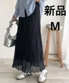 新品 classicalelf ランダムプリーツ裾メロウシャイニーシアースカート