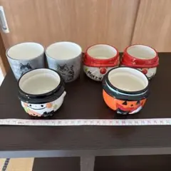 陶器製デザートカップセット　プリンカップ　6個のサムネイル