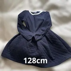 PETIT BATEAU ネイビー ワンピース 8ans /128cm