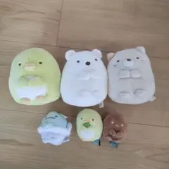 すみっコぐらし　ぬいぐるみ　6体
