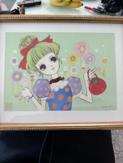水森亜土　絵画　モナミⅡ 水森亜土 絵画 モナミⅡ - メルカリ