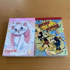 ❤️最終値下げ❤️マリー、ミッキー&ミニー メモ帳2冊セット
