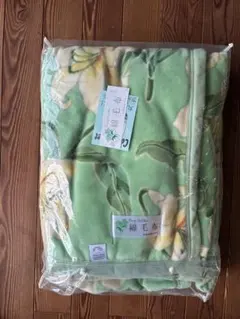 タグ付き　綿毛布　　140×200
