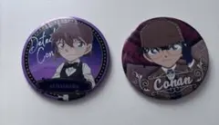 缶バッジ 2種（江戸川コナン、灰原哀）