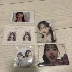 FRUITSZIPPER松本かれんトレカチェキ缶バッジ