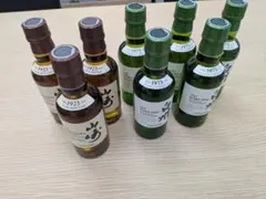 未開封品 サントリー 山崎3本 白州5本 ミニボトル 180ml 飲み比べ 
