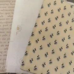 デイジー柄の生地