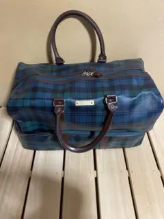 Poro Ralph Lauren タータンチェック ボストンバッグ - メルカリ