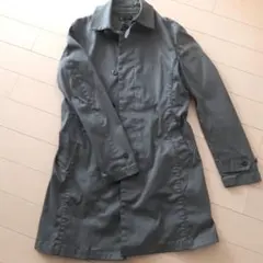 MICHEL KLEIN ステンカラーコート 44 カーキ