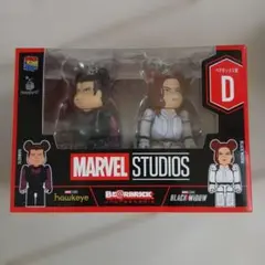 BE@RBRICK Hawkeye & Black Widow セット　D