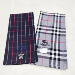 ✨️未使用✨️バーバリー ハンカチ 2枚セット メンズ