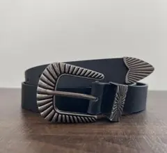 ウエスタンベルト　アメカジ　ヴィンテージ　y2k　グランジ　ベルト　ブラック