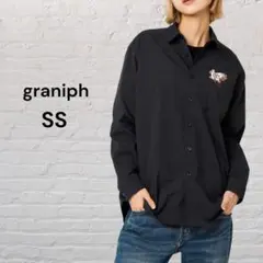 《graniph》ブレイブリーデフォルト ウロボロス ルーズシャツ ブラックのサムネイル