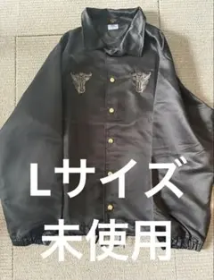 ロエン Roen スワロフスキースカル ゴールドZIPボタン ジャケット 48L
