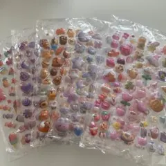 ぷくぷくシールまとめ売り　6シート　ガチャ