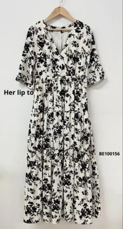 j*様 Herlipto Lace Motif Twill Long Dress 美品✨Herlipto Lace Motif Twill Long Dress - メルカリ
