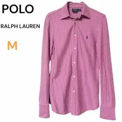 POLO RALPH LAUREN シャツ　ストライプ M　綿100%