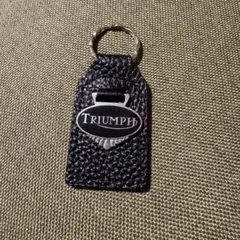 トライアンフ　キーホルダー　本革　triumphのサムネイル