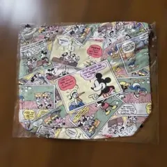 ディズニー オリジナル巾着バッグ ミッキー＆ドナルド