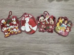 ディズニー　4個セット　クリスマスオーナメント