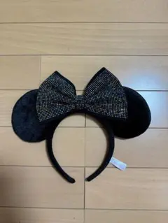 ミッキー耳カチューシャ ビジュー付き