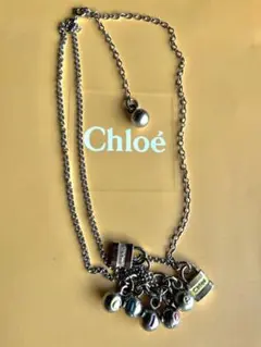 Chloe クロエ　 ネックレス 南京錠とボールチャームのサムネイル