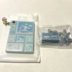 サンリオ　平成　ミラー　シークレットデニムペンポーチ風ストラップ　シナモロール