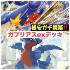 【大型大会構築‼️】シロナのガブリアスexデッキ　本格構築デッキ　構築済みデッキ