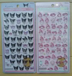 ボンボンドロップシール　サンリオミニ　クロミ　マイメロ