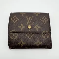 美品　ルイヴィトン　ポルト•モネ•ビエ•カルトクレディ　Wホック　モノグラム