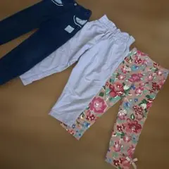 キッズ服 110cm ボトムス3点セット　ズボン
