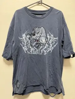GALFY】染め染めわんわんボロボロングスリーブTシャツ - メルカリ