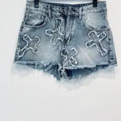 ⭐️美品　SHEIN しーいん【M】デニムショートパンツ