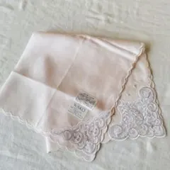 和光 WAKO 未使用ハンカチ レース 刺繍