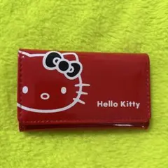 【年代物‼️】Hello Kitty エナメルキーケース 赤色