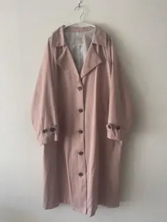 【Samansa Mos2 】ピンクトレンチコート・FREE