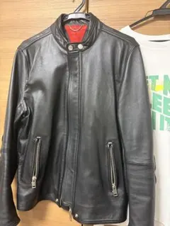 diesel シングルライダースジャケット　数回着用